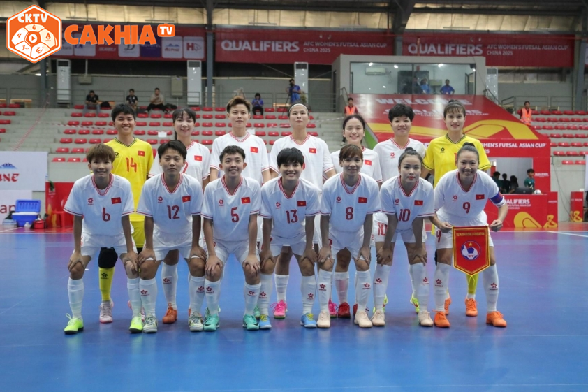 ĐT futsal nữ Việt Nam đã chắc chắn góp mặt ở VCK nữ futsal châu Á