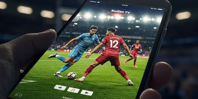 Xoilac TV đang phát trực tiếp một trận đấu bóng đá Ngoại Hạng Anh